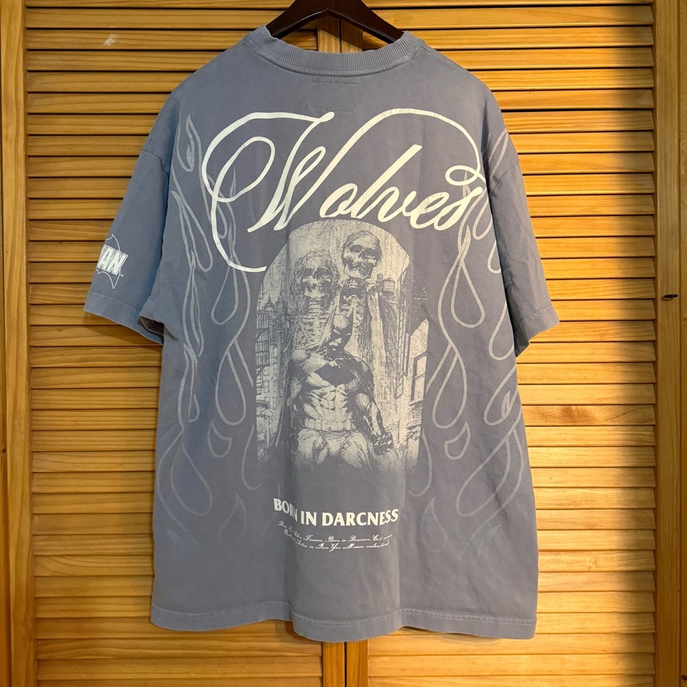 Darc Batman Blue Graphic Crewneck Tshirt  1 of 500 - XL